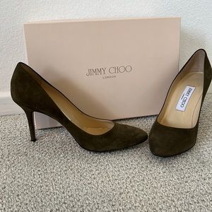 Jimmy Choo Gilbert suede heels
